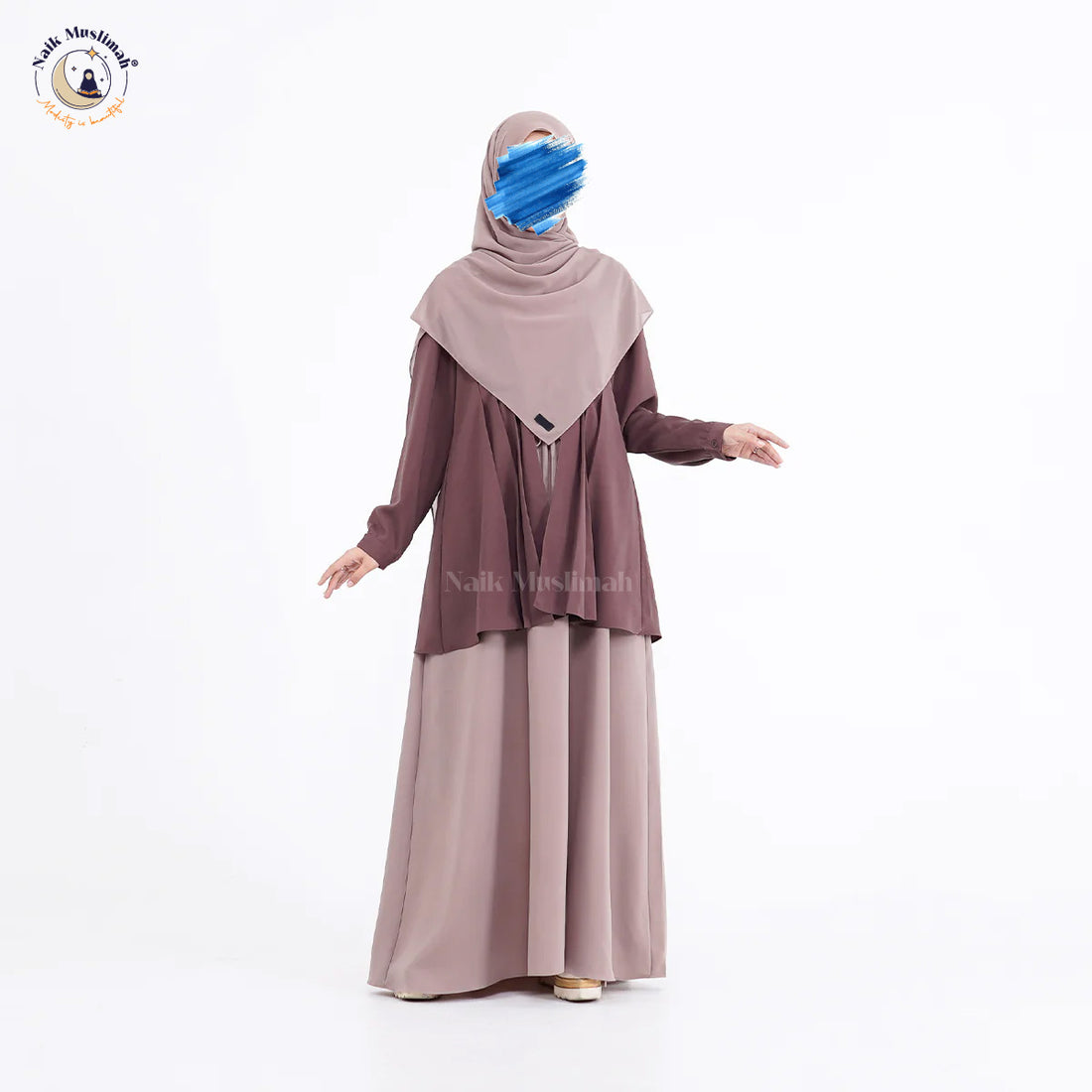 Naik Muslimah Cold Turkey Abaya