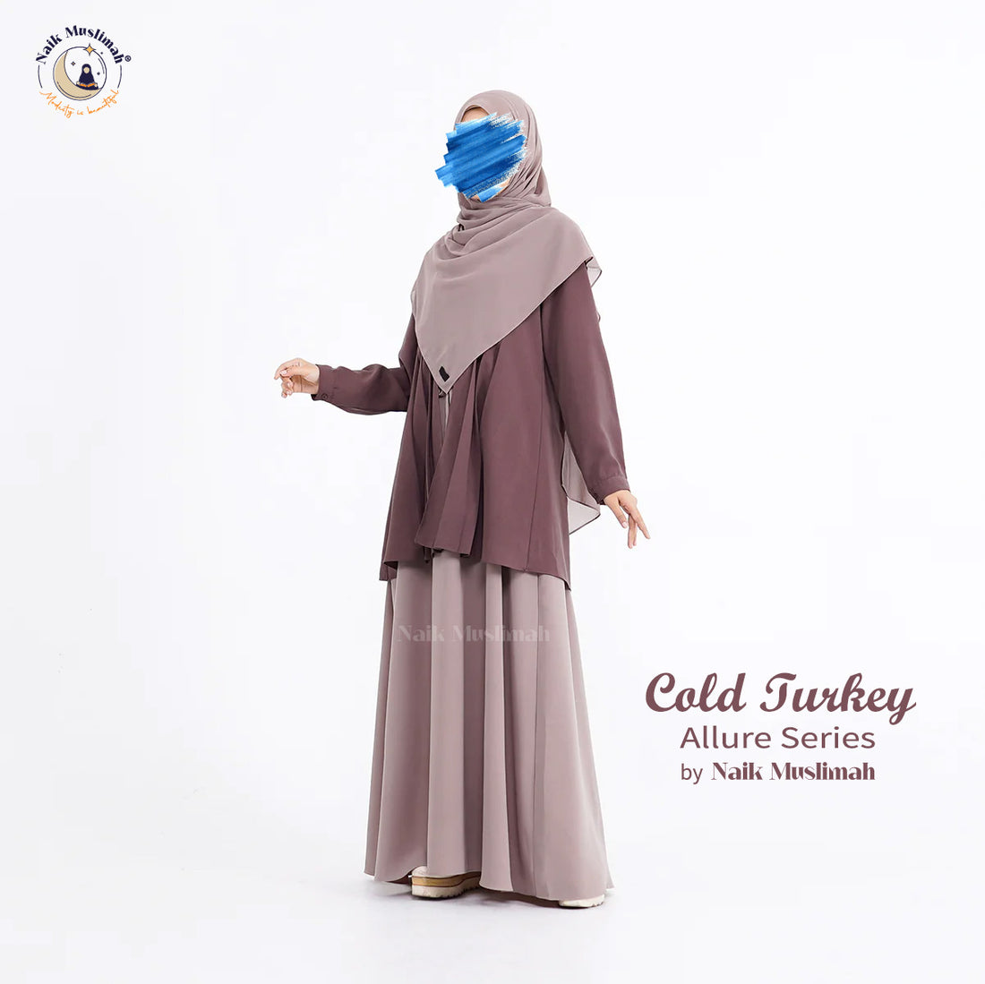 Naik Muslimah Cold Turkey Abaya Allure Series